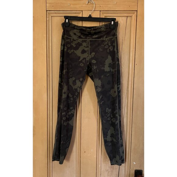 Vuori Womens Stride Performance Floral Camo Pocket Legging Medium Green SP EXC - Picture 8 of 12